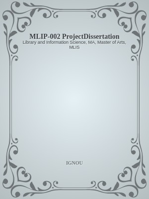 MLIP-002 ProjectDissertation